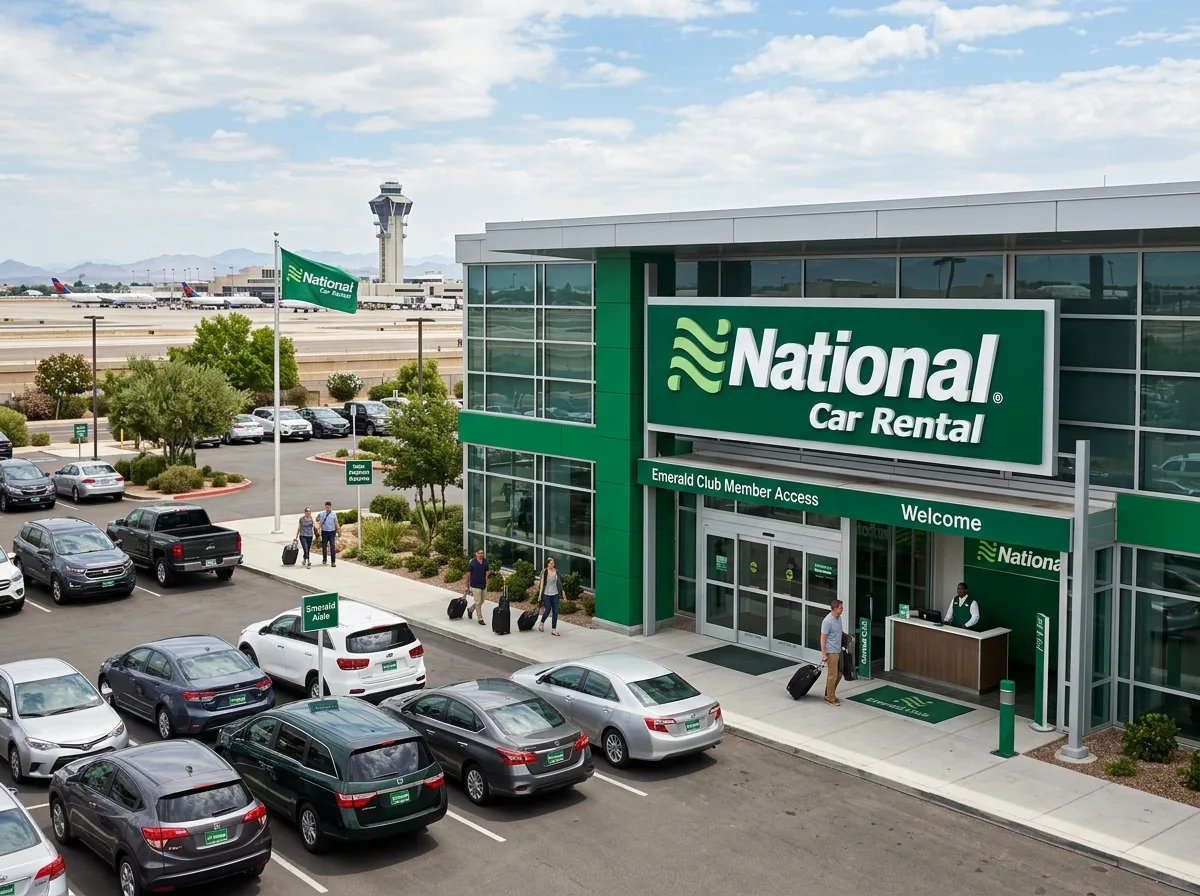 National Car Rental logo, national rental company brand